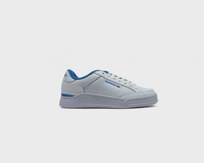 Reebok Ad Court White Blue Sneaker weiß blau Außenseite Seitenansicht

