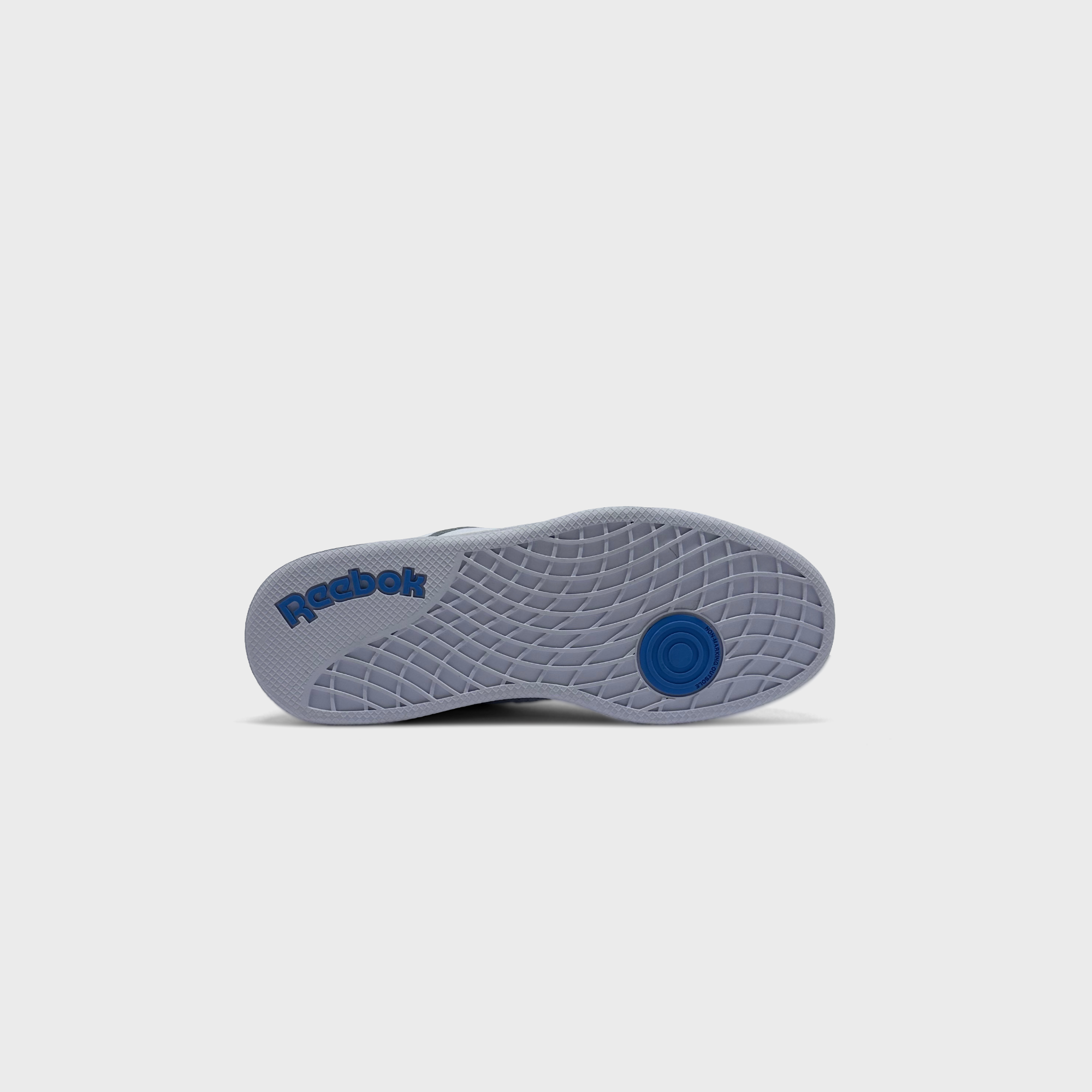 Reebok Ad Court White Blue Sneaker weiß blau Sohle Unterseite
