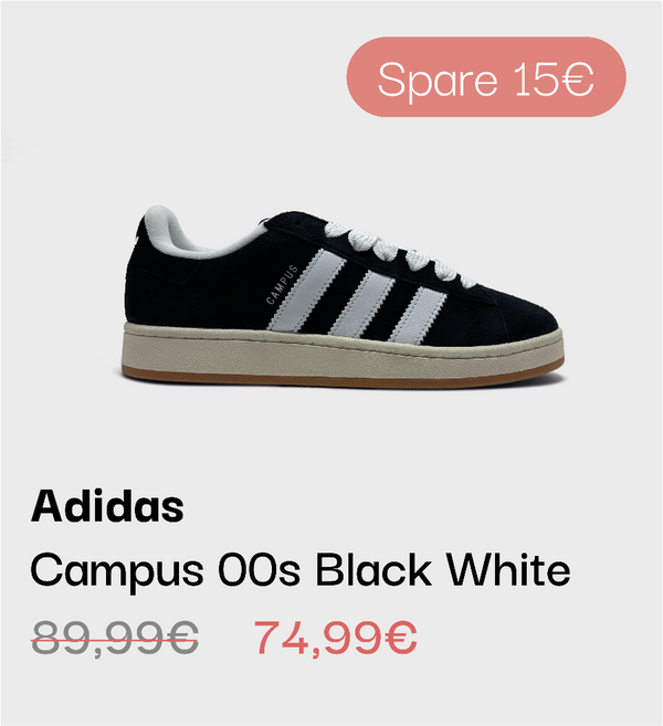 Adidas Campus 00s Black White Sneaker im sneekrs Sale mit reduziertem Preis