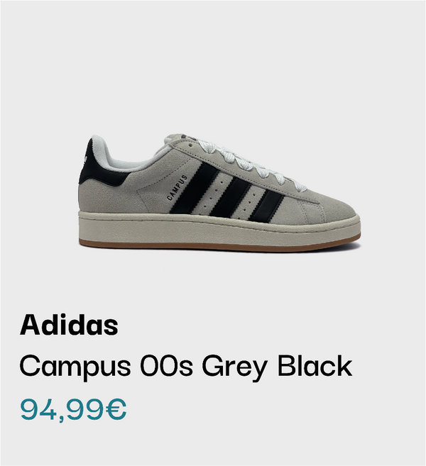 Adidas Campus 00s Grey Black Sneaker bei sneekrs in Grau und Schwarz