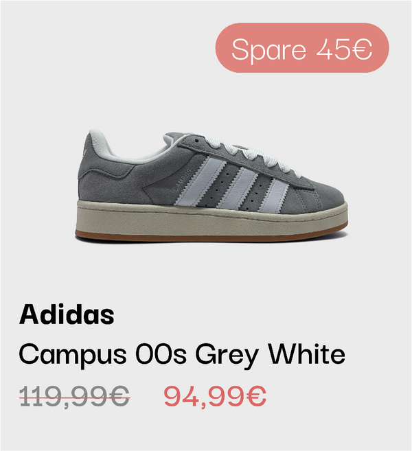 Adidas Campus 00s Grey White Sneaker im sneekrs Sale mit reduziertem Preis