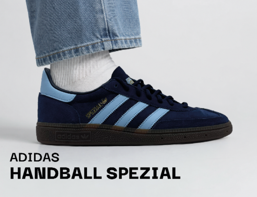 Adidas Handball Spezial Navy Blue Sneaker bei sneekrs als moderner Streetwear-Banner