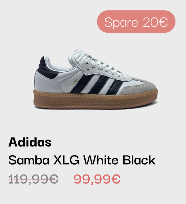 Adidas Samba XLG White Black Sneaker im sneekrs Sale mit reduziertem Preis