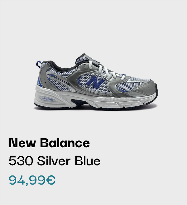 New Balance 530 Silver Blue Sneaker bei sneekrs in Silber und Blau
