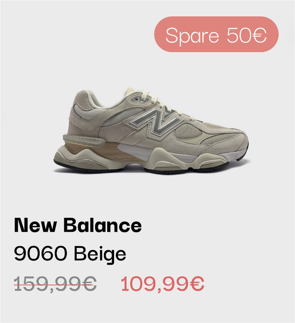 New Balance 9060 Beige Sneaker im sneekrs Sale mit reduziertem Preis