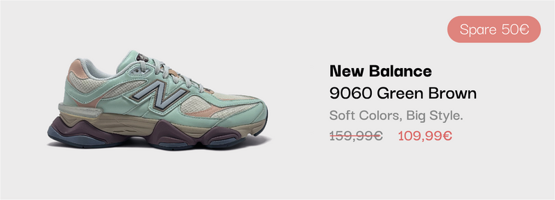 New Balance 9060 Green Brown Sneaker im sneekrs Sale mit reduziertem Preis