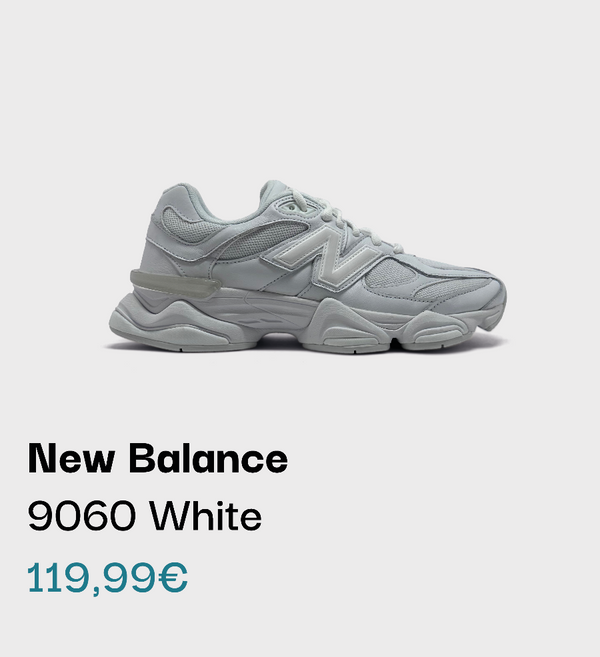 New Balance 9060 White Sneaker bei sneekrs in Weiß