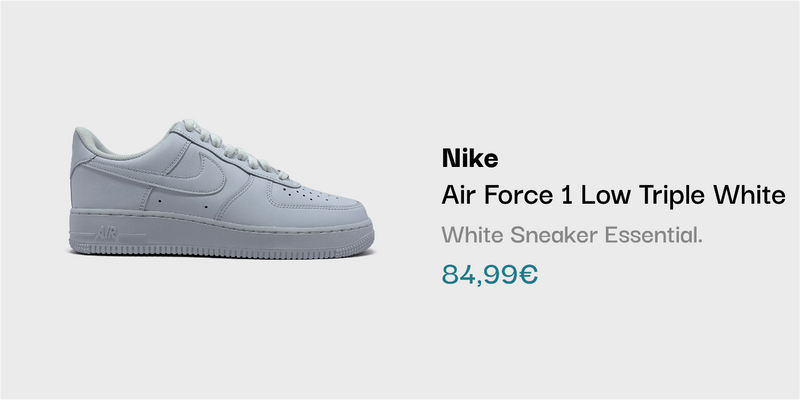 Nike Air Force 1 Low Triple White Sneaker bei sneekrs in komplett Weiß