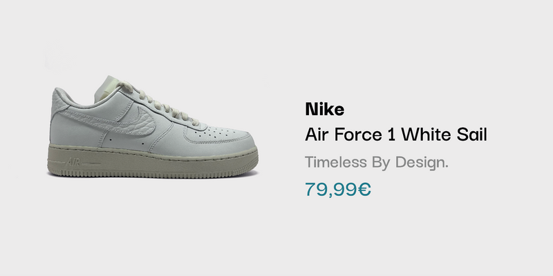 Nike Air Force 1 White Sail Sneaker bei sneekrs in Weiß und Sail