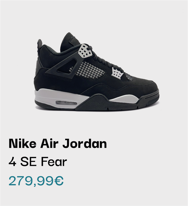 Nike Air Jordan 4 SE Fear Sneaker bei sneekrs in Schwarz und Grau