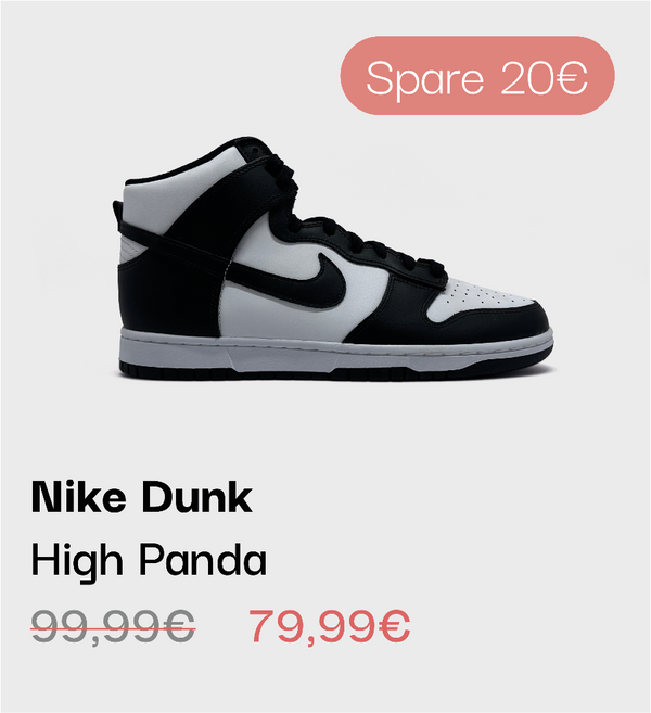 Nike Dunk High Panda Sneaker im sneekrs Sale mit reduziertem Preis