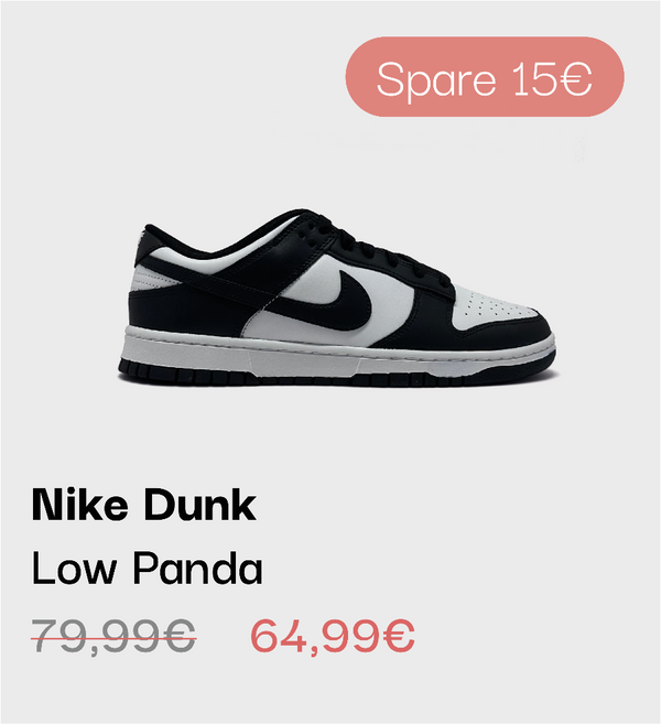Nike Dunk Low Panda Sneaker im sneekrs Sale mit reduziertem Preis