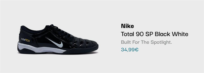 Nike Total 90 SP Black White Sneaker bei sneekrs in Schwarz und Weiß