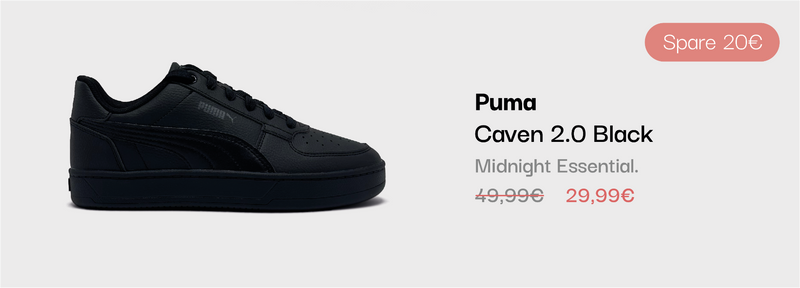 Puma Caven 2.0 Black Sneaker im sneekrs Sale mit reduziertem Preis