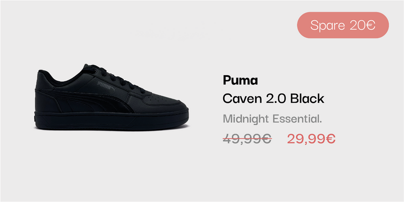 Puma Caven 2.0 Black Sneaker im sneekrs Sale mit reduziertem Preis