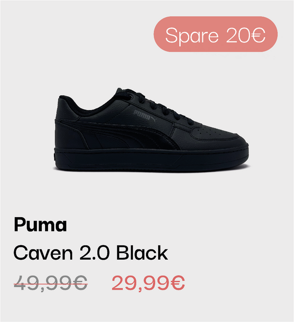 Puma Caven 2.0 Black Sneaker im sneekrs Sale mit reduziertem Preis