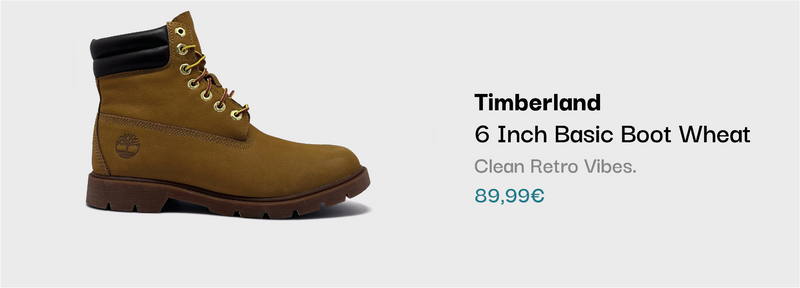 Timberland 6 Inch Basic Boot Wheat bei sneekrs in Braun