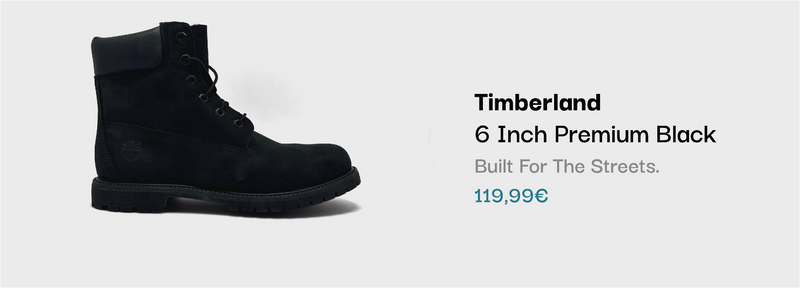 Timberland 6 Inch Premium Black Boot bei sneekrs in komplett Schwarz