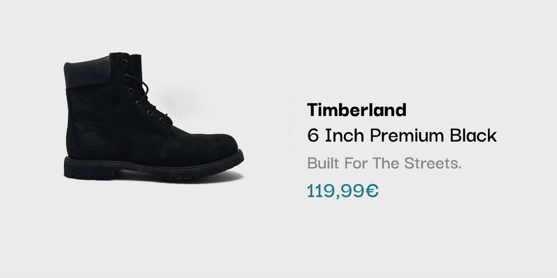Timberland 6 Inch Premium Black Boot bei sneekrs in komplett Schwarz