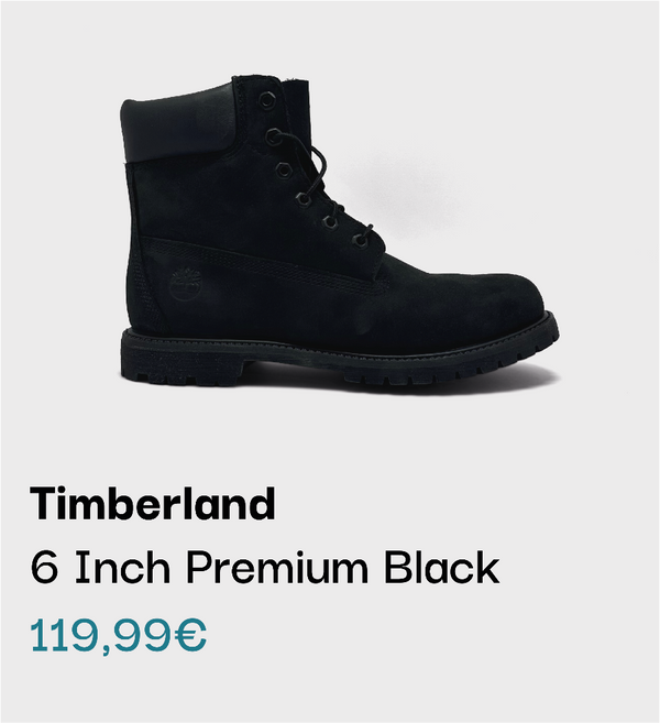 Timberland 6 Inch Premium Black Boot bei sneekrs in komplett Schwarz
