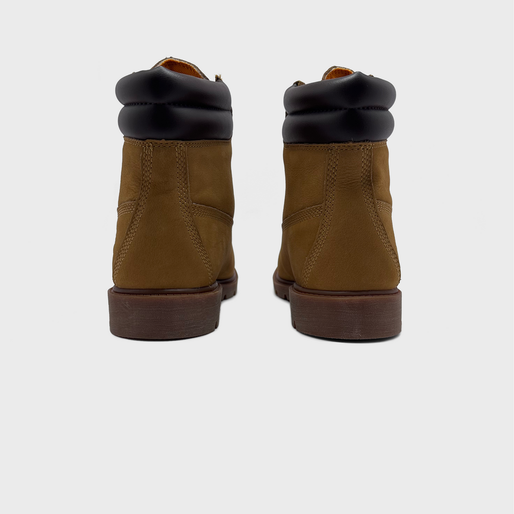 Timberland 6 Inch Basic Boot Wheat Sneaker hellbraun Sneaker Paar Rückansicht
