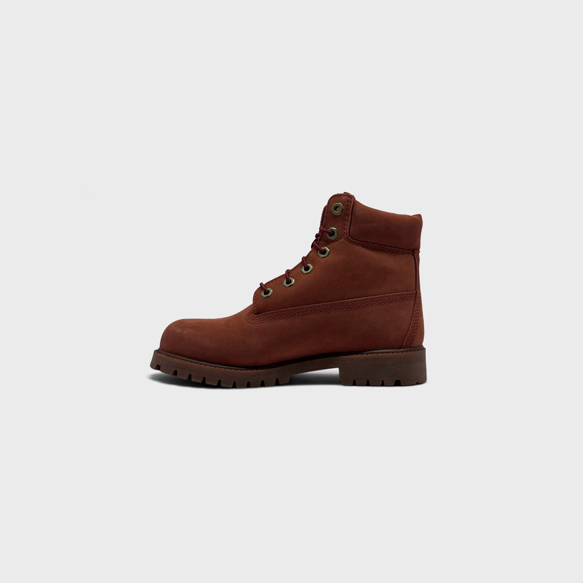 Timberland 6 Inch Dark Red Nubuck Sneaker dunkelrot Innenseite Seitenansicht
