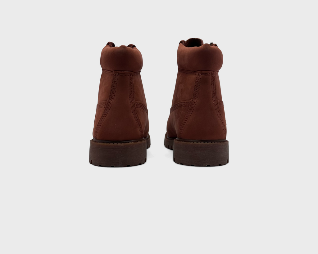 Timberland 6 Inch Dark Red Nubuck Kids Boot dunkelrot Paar Rückansicht