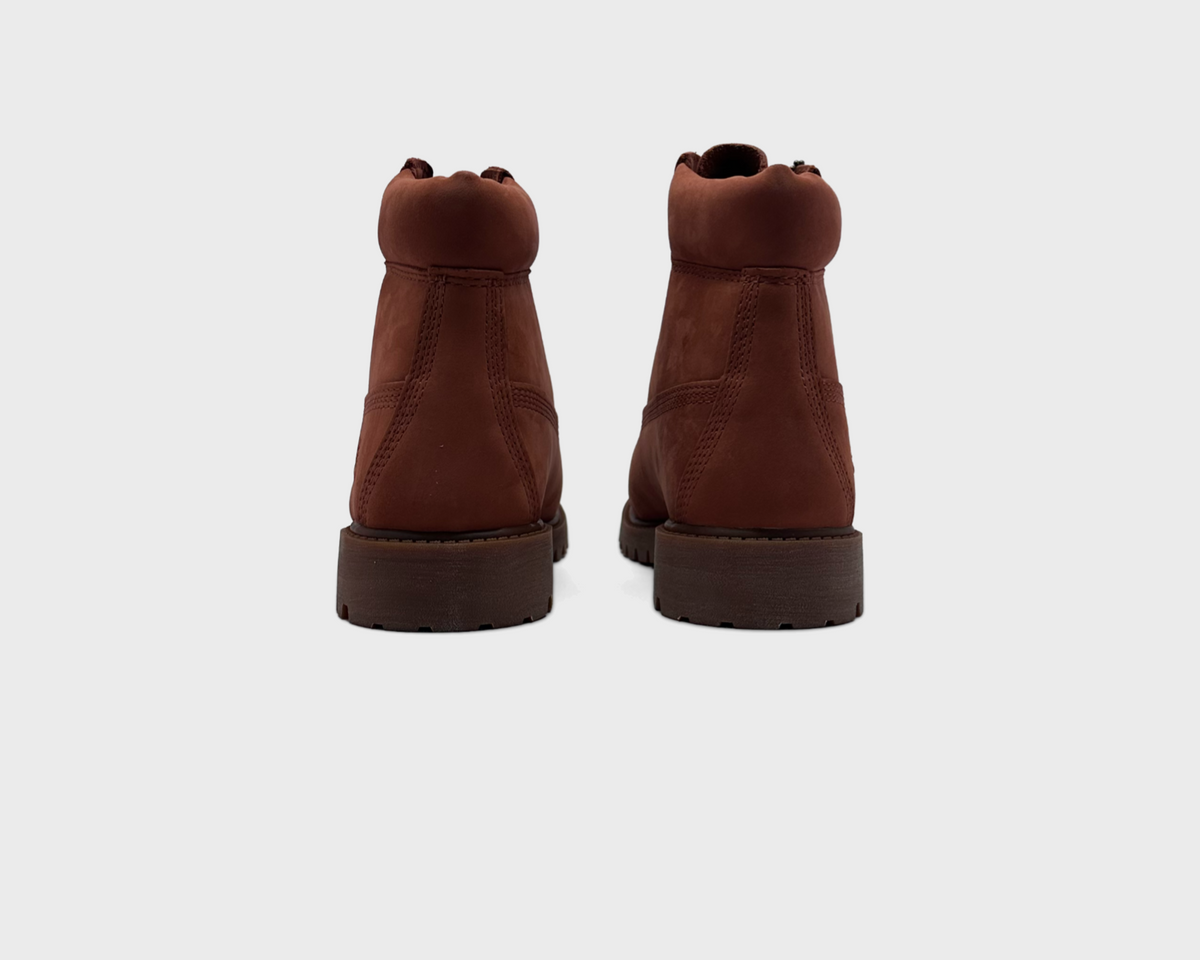 Timberland 6 Inch Dark Red Nubuck Kids Boot dunkelrot Paar Rückansicht