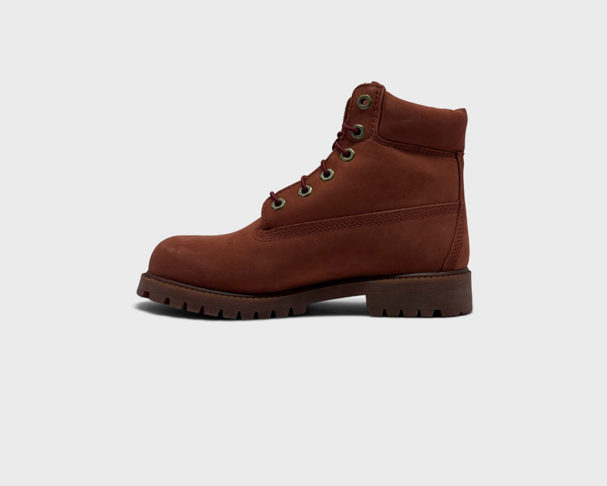 Timberland 6 Inch Dark Red Nubuck Kids Boot dunkelrot Innenseite Seitenansicht