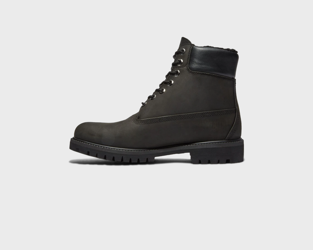 Timberland 6 Inch Premium Warm Lined Boot Black Boots schwarz Innenseite Seitenansicht