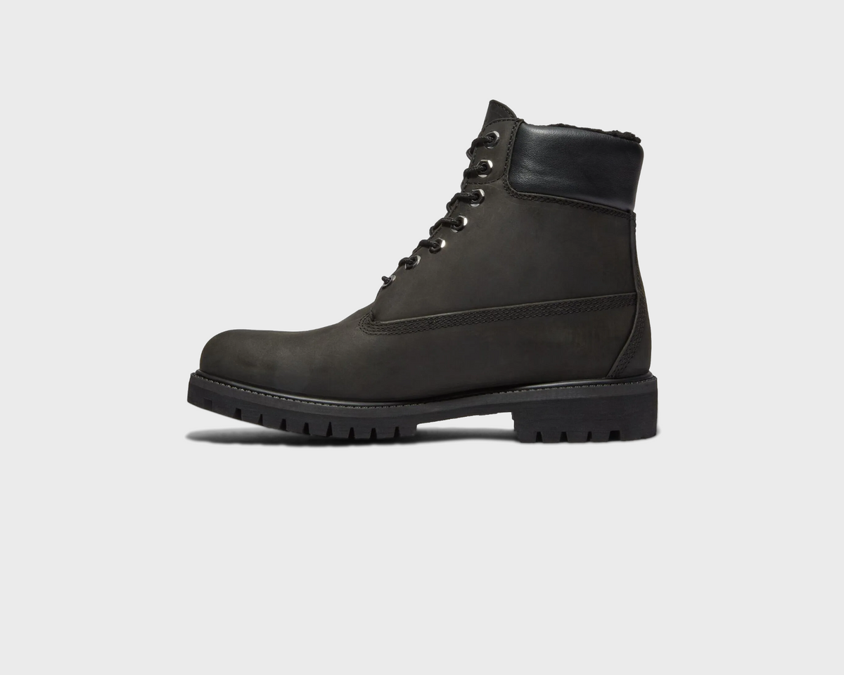 Timberland 6 Inch Premium Warm Lined Boot Black Boots schwarz Innenseite Seitenansicht