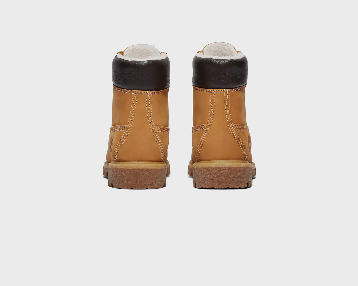 Timberland 6 Inch Premium Warm Lined Boot Wheat Boots weizengelb braun Paar Rückansicht