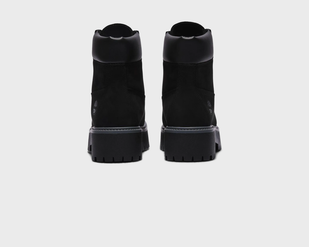 Timberland Stone Street 6 Inch Platform Boot Jet Black Boots schwarz Paar Rückansicht
