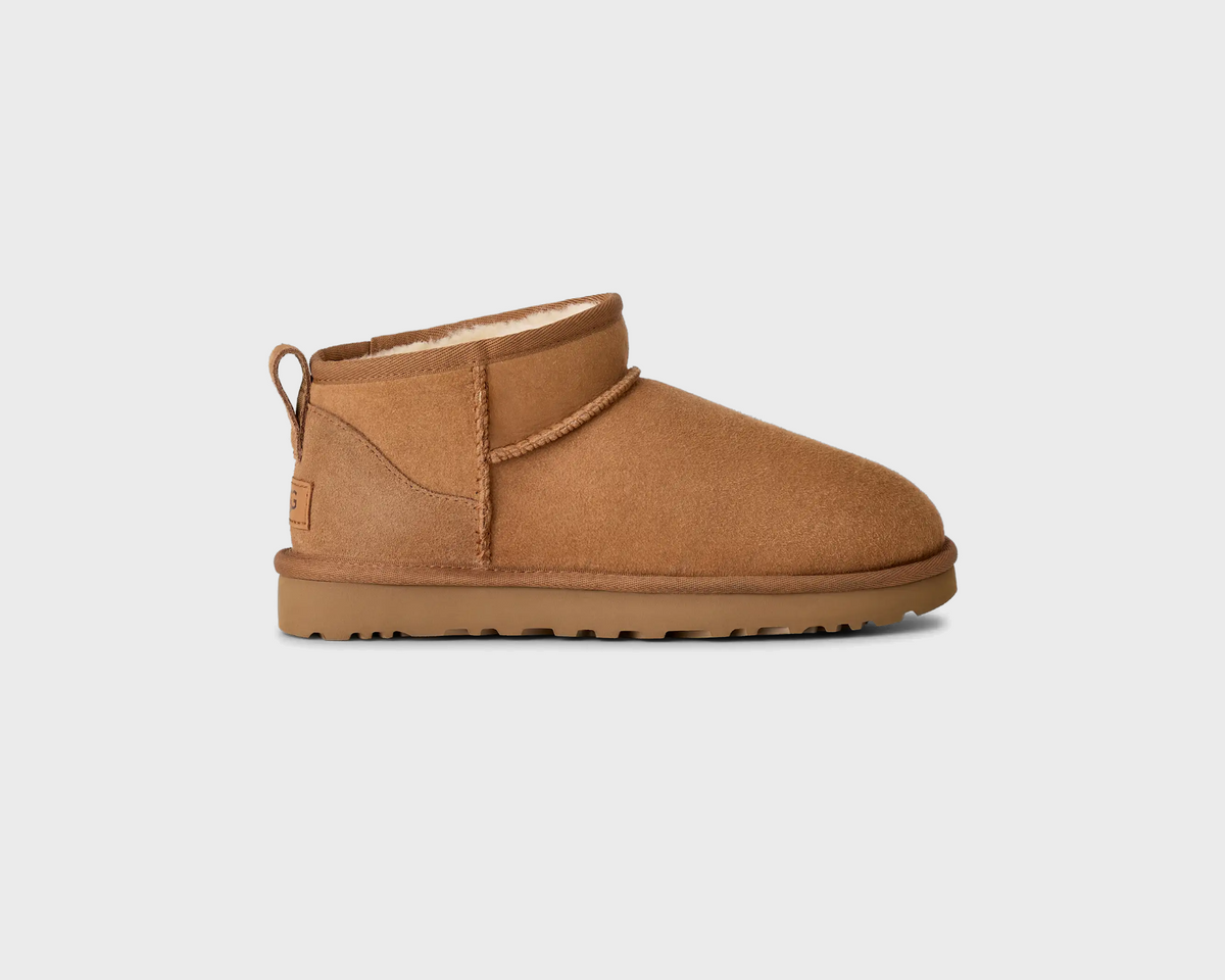 UGG Classic Ultra Mini Chestnut Boot braun Außenseite Seitenansicht