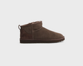 UGG Classic Ultra Mini Dusted Cocoa Boot braun Außenseite Seitenansicht