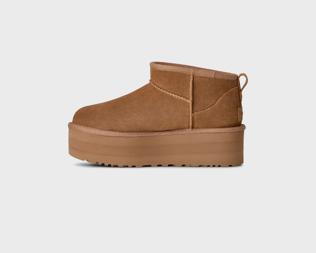 UGG Classic Ultra Mini Platform Chestnut Boots kastanienbraun Innenseite Seitenansicht