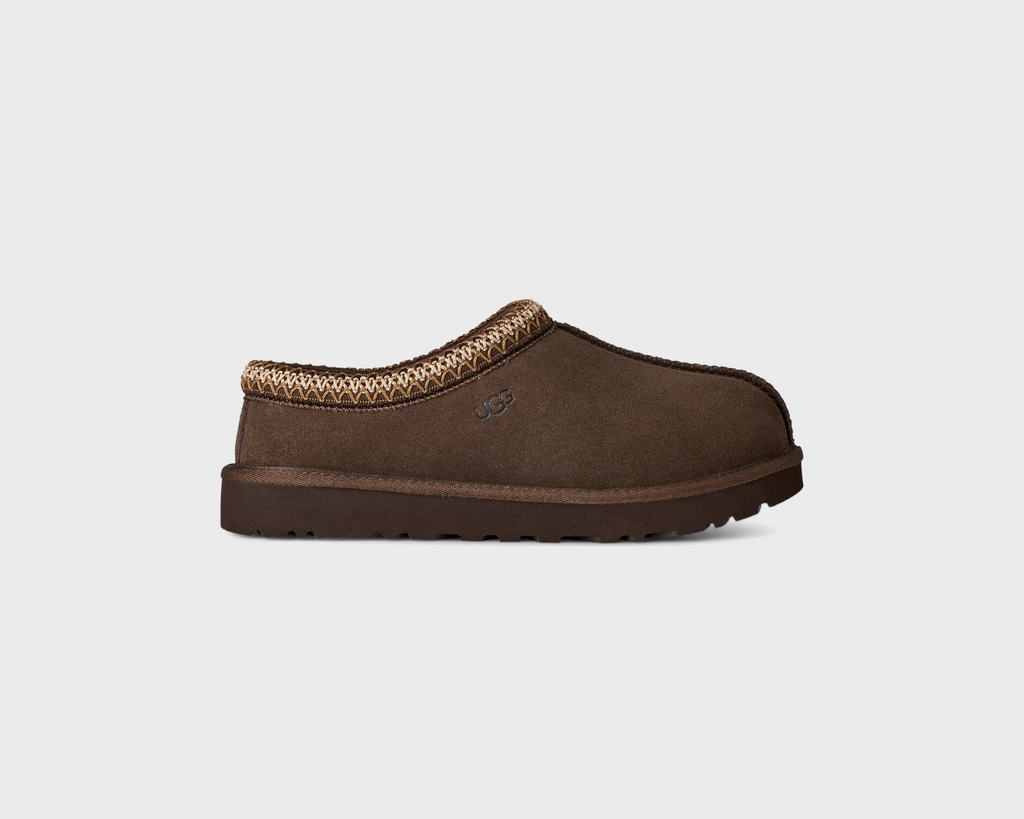 UGG Tasman II Dusted Cocoa Hausschuh kakaobraun Außenseite Seitenansicht