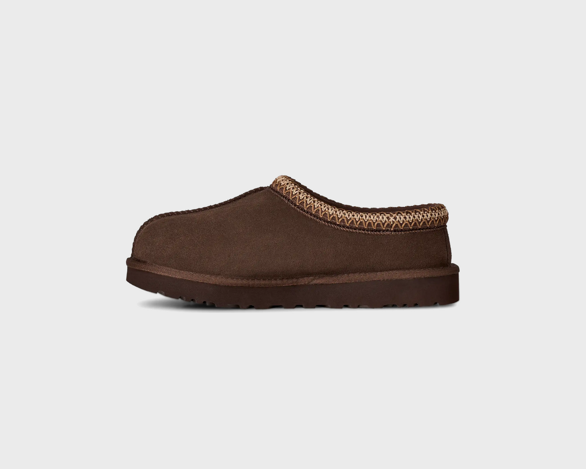 UGG Tasman II Dusted Cocoa Hausschuh kakaobraun Innenseite Seitenansicht