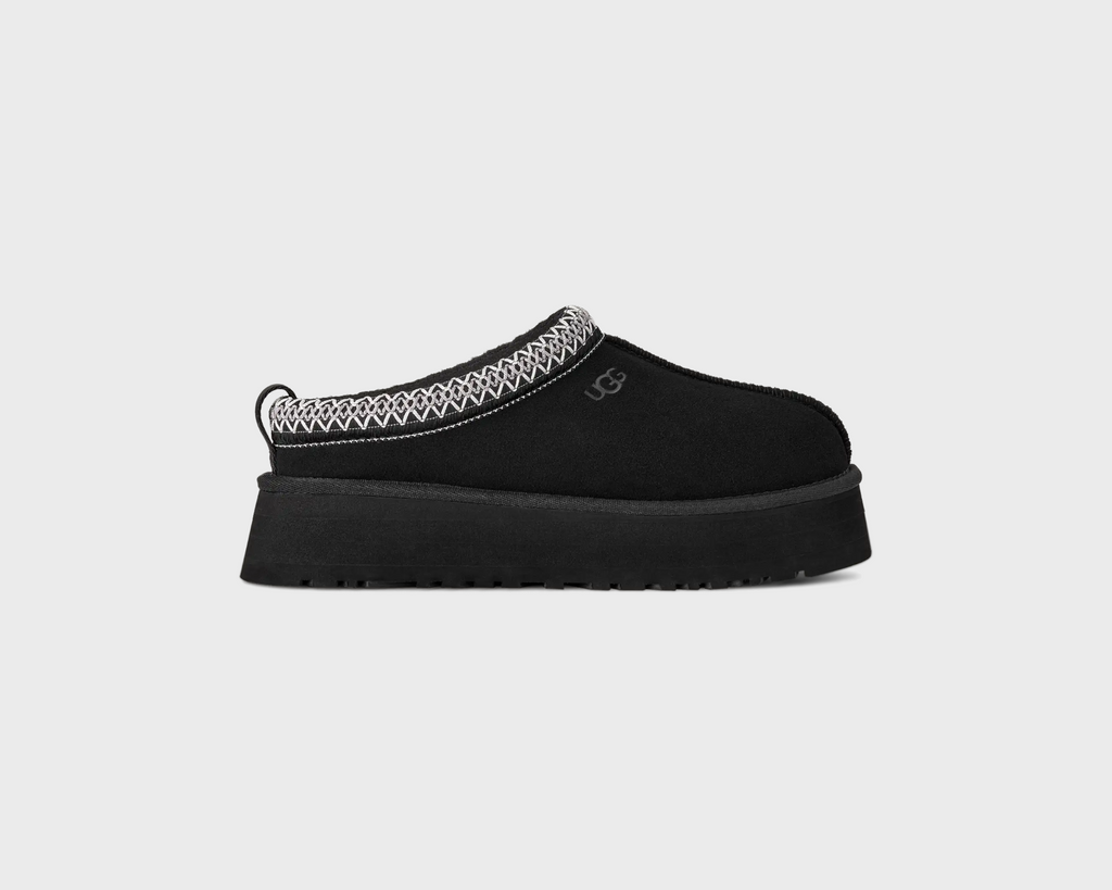 UGG Tazz II Black Hausschuh schwarz Außenseite Seitenansicht