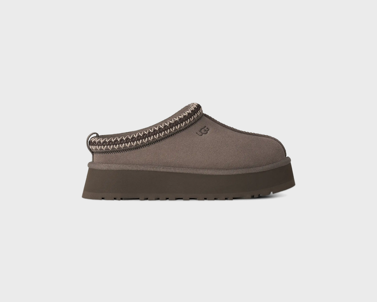 UGG Tazz II Dried Oregano Hausschuh graubraun Außenseite Seitenansicht