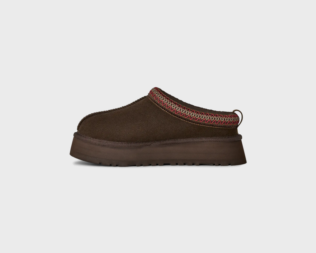 UGG Tazz II Dusted Cocoa Hausschuh dunkelbraun kakaobraun Innenseite Seitenansicht