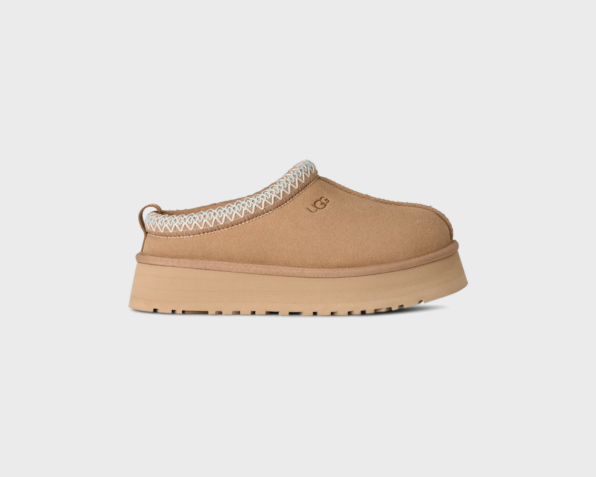 UGG Tazz II Sand Hausschuh sandbeige Außenseite Seitenansicht
